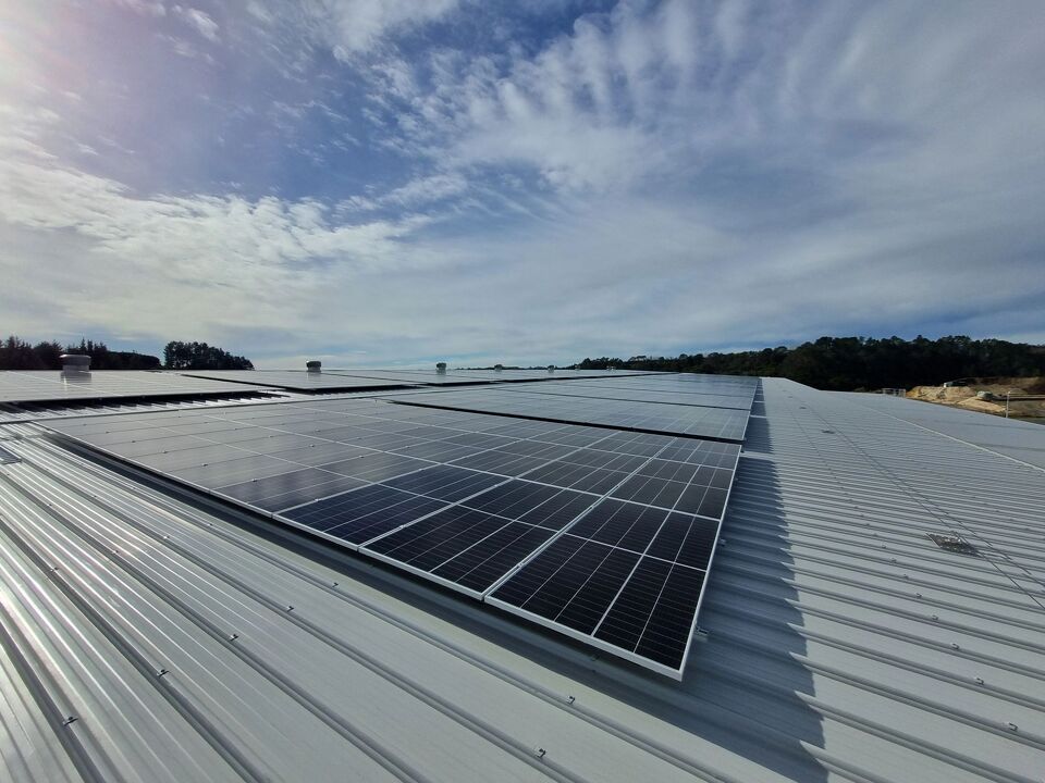 1,000 solar panels at Lineage Logistics, Richmond
